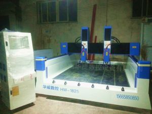 廊坊广阳区HW1825双头重型石材雕刻机